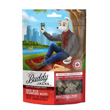 PSD941-01141 Dog Treat Buddy Jack's Duck w/Cranberry