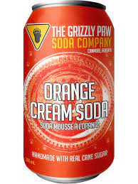 BGGP00003 The Grizzly Paw - Soda- 4 Pack - Orange Cream Soda