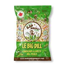 BGBM49971 Bad Monkey Popcorn - Dill Pickle - 300g