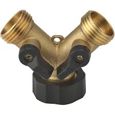 HG41-2476 Garden Hose Shut Off Metal 2 Way