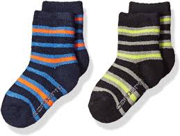 CLA861-2-4T-Boys Socks Carhartt Boys/Girls Fuzzy/Gripper