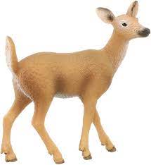 BGSCHRED--Doe WtTa Toy-Schleich Animal M Red