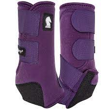 TKCLS102-M Front-Eggplant Splint Boot Protective Legacy 2