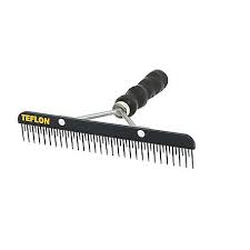 AC6TSFW Comb Teflon Fluffer Comb w/Grib 6"
