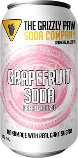BGGP00005 The Grizzly Paw - Soda- 4 Pack - Grapefruit