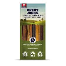 PSD941-12891 Bully Stick 7" Odor Free - 6pk