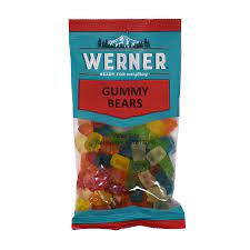 BGWE80037 Werner Candy - Gummy Bears- 184g