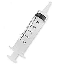 AC255104 Syringe Disposable Equine 60ml w/Catheter Tip