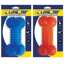PS340-40050 Dog Toy Gorilla Spiky Bone