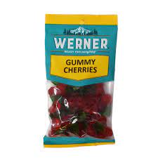 BGWE80168 Werner Candy - Gummy Cherries- 184g