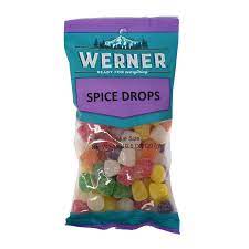 BGWE80107 Werner Candy - Spice Drops- 297g