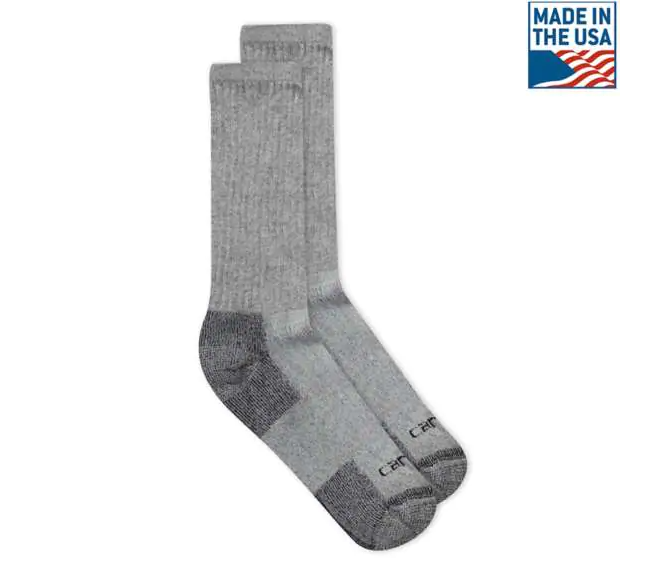 CLA62-3 Socks Mens All Season Crew Premium Cotton