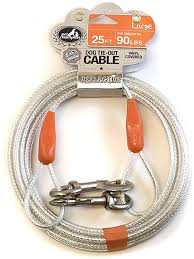 PSD962-43109 Dog Tie Out Cable LG Dog 25'