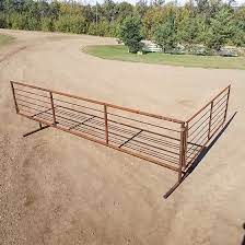 LECUST12GATE Panels 24' Free Standing w/12' Gate
