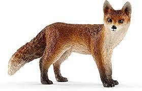 BGSCHRED--Fox Toy-Schleich Animal M Red