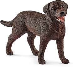 BGSCHRED--DogLabRt Toy-Schleich Animal M Red