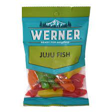 BGWE80076 Werner Candy - Ju Ju Fish - 240g
