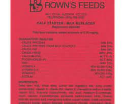 FSMILKSTART-20 Milk Replacer Calf STARTER red 20 kg