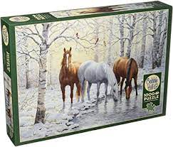 BG80055 Puzzle - Winter Trio  1000 pc