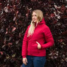 CLPF490-S-Red Jacket Packable Insulated Nat's