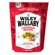 BGLIQUORICE7.5OZ--RdBeans Licorice Wiley Wallaby