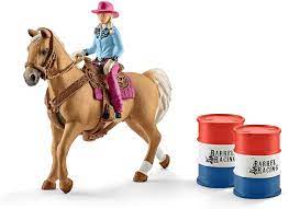 BG41417 Schleich Barrel Racing w/Cowgirl