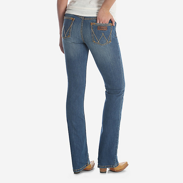 CL09MWZKM-9-34 Jeans Wrangler Ladies "Mae" Retro