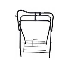 TK16990 Saddle Stand - Black - Silverline Folding