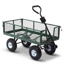 HG4280467 Cart Garden Green w/ sides Mesh