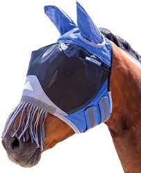 TK6675-Full-Royal Fly Mask w/Ears & Muzzle Fringe