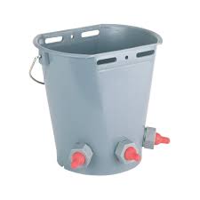 AC200-216 Lamb Nipple Pail 8l 3 Red Teats