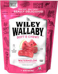 BGLIQUORICE7.5OZ--WaterMel Licorice Wiley Wallaby