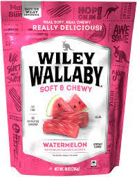 BGLIQUORICE--WaterMelon Licorice Wiley Wallaby