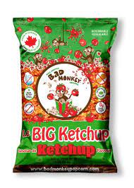 BGBM49933 Bad Monkey Popcorn - Ketchup - 300g