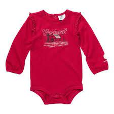 CL9846 Body Suit Graphic-Carhartt Girls Snowy Wonderland L/S