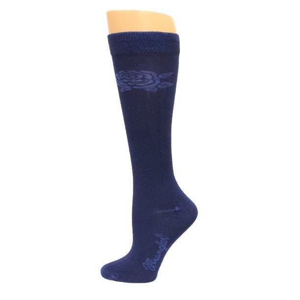 CL333SOCK--Nvy Socks Ladies Wrangler Boot