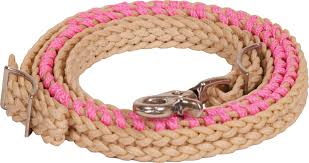 TK212763--Pink Reins Waxed Lace Contest 3/4" x8'