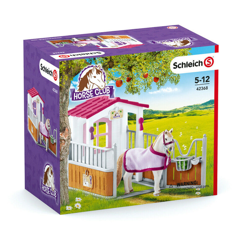 BGSCH42368 Horse Club - Horse Stall w/Lusitano Horses