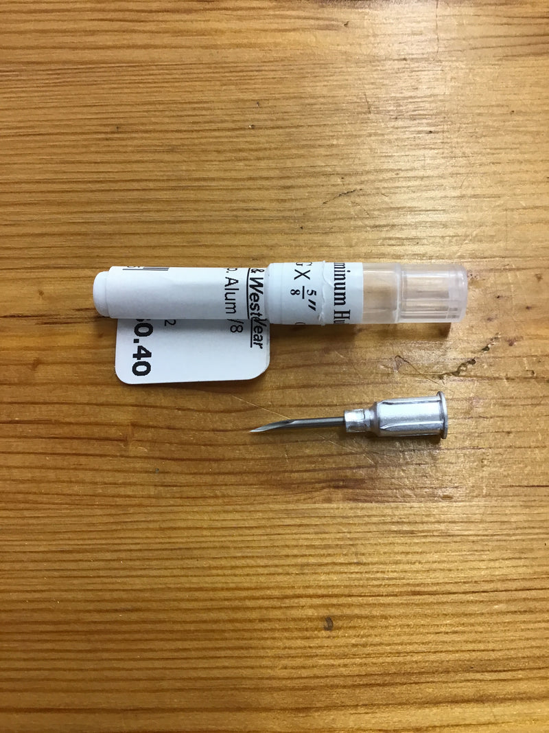 AC100412 Needle Aluminum Hub 16gax5/8" 5Pk