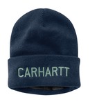 CL104540--Navy Toque-Carhartt Knit Fleece Lined Beanie