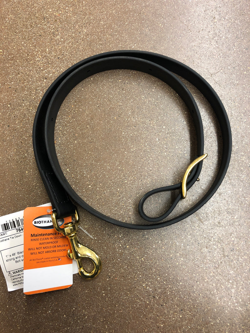 TK7646 Reinsman - Biothane Tie Down Strap - Black