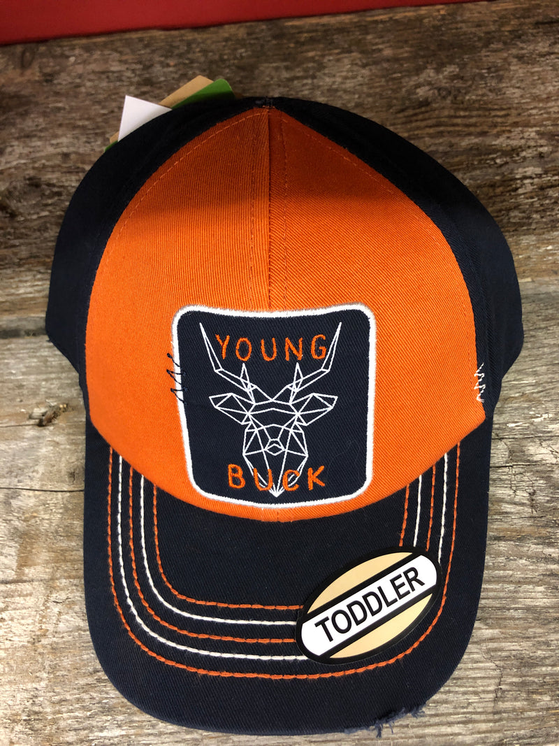 CLD53084455 Ball Cap - Young Buck  Orange/Navy