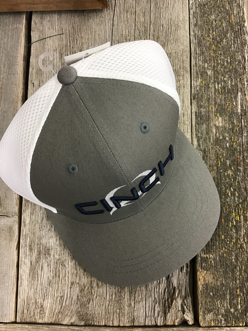 CLMCC0653311-S/M-Gry/Wht Ball Cap Cinch FlexFit