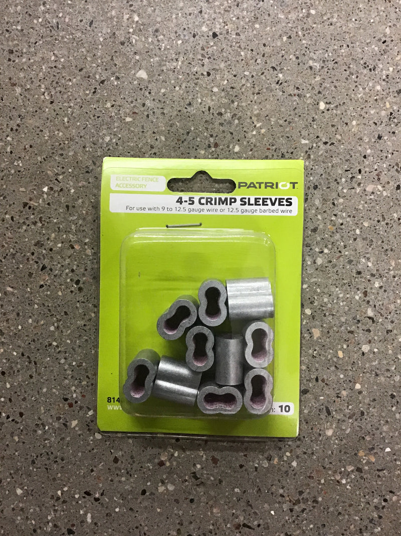 FE054347 Crimping Sleeves-4-5 Line Tap 12.5-14ga wire 10/pk