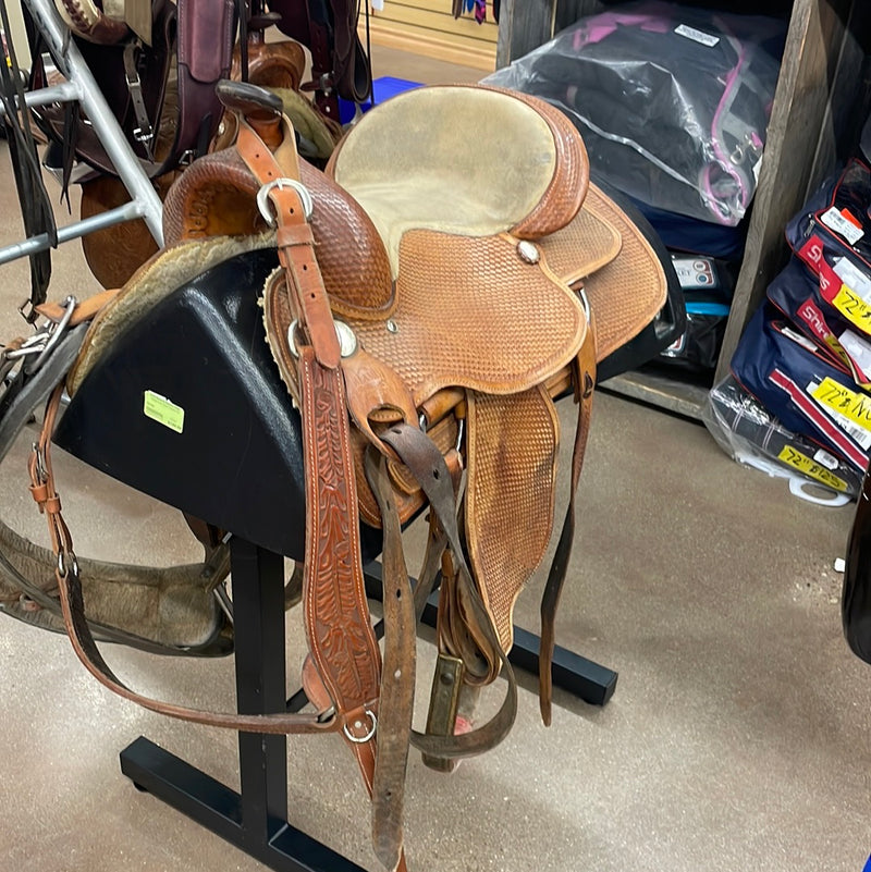 TKUSEDGG4 Used Pleasure Saddle (Alamo) 13"