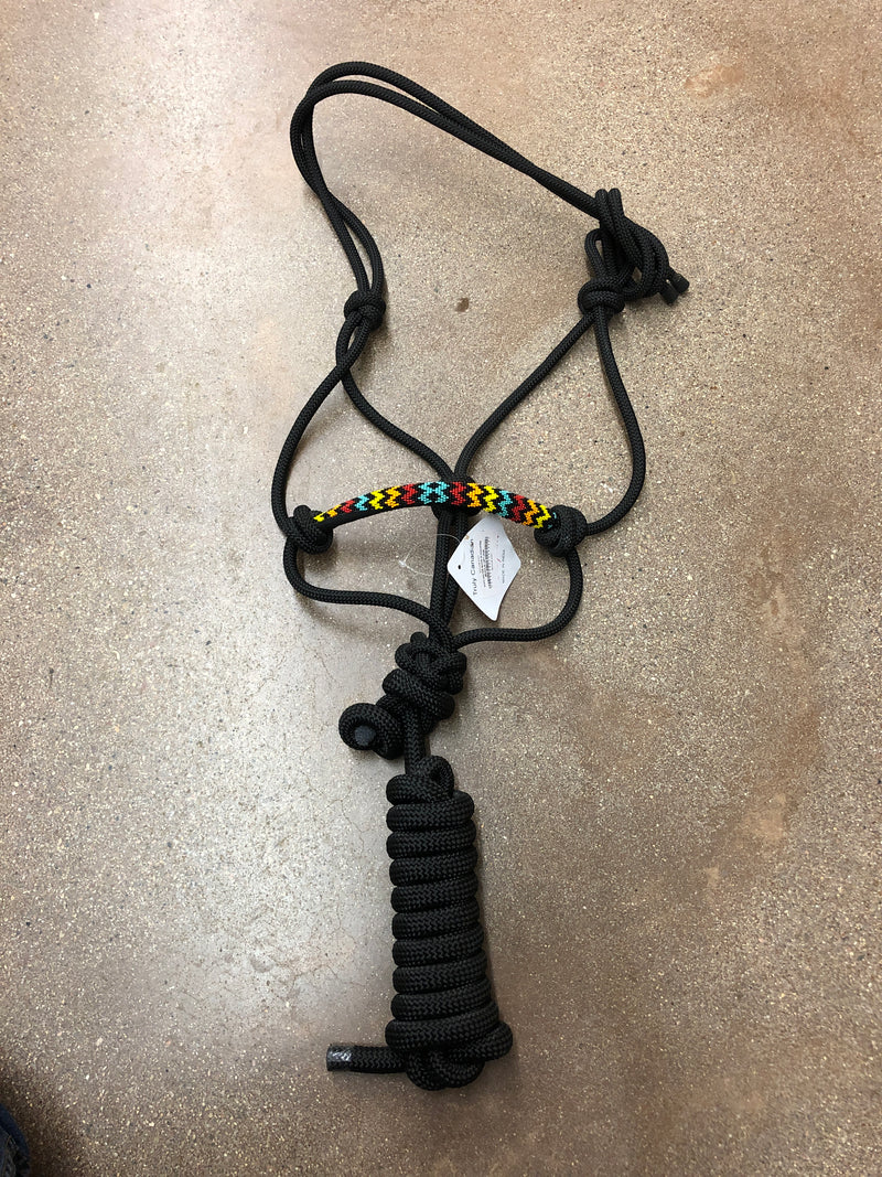 TKRH3328 Rope Halter Beaded w/ 10' lead
