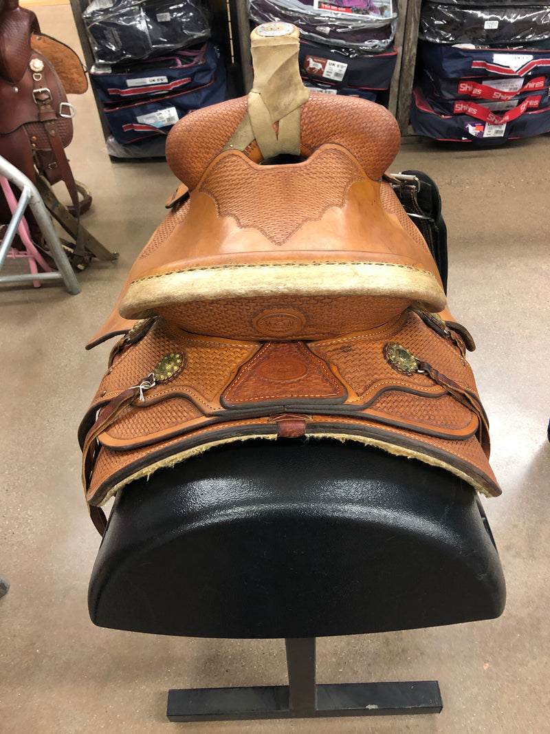 TKUSEDSD7 Circle G 14.5" Ranch Saddle