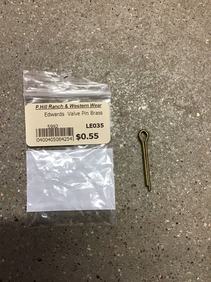 LE035 Edwards  Valve Pin Brass