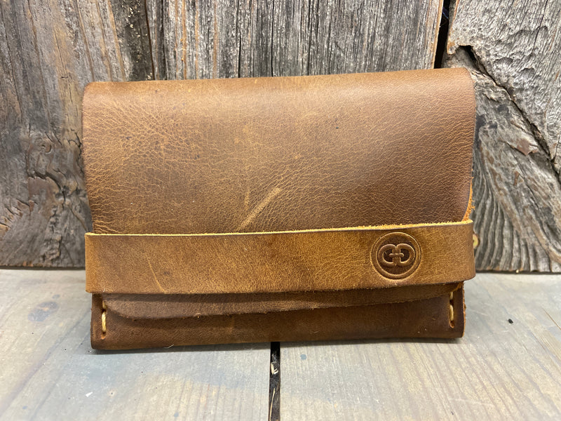 BGCARDPOUCH NORTH ROCK Leather Card Pouch Holder