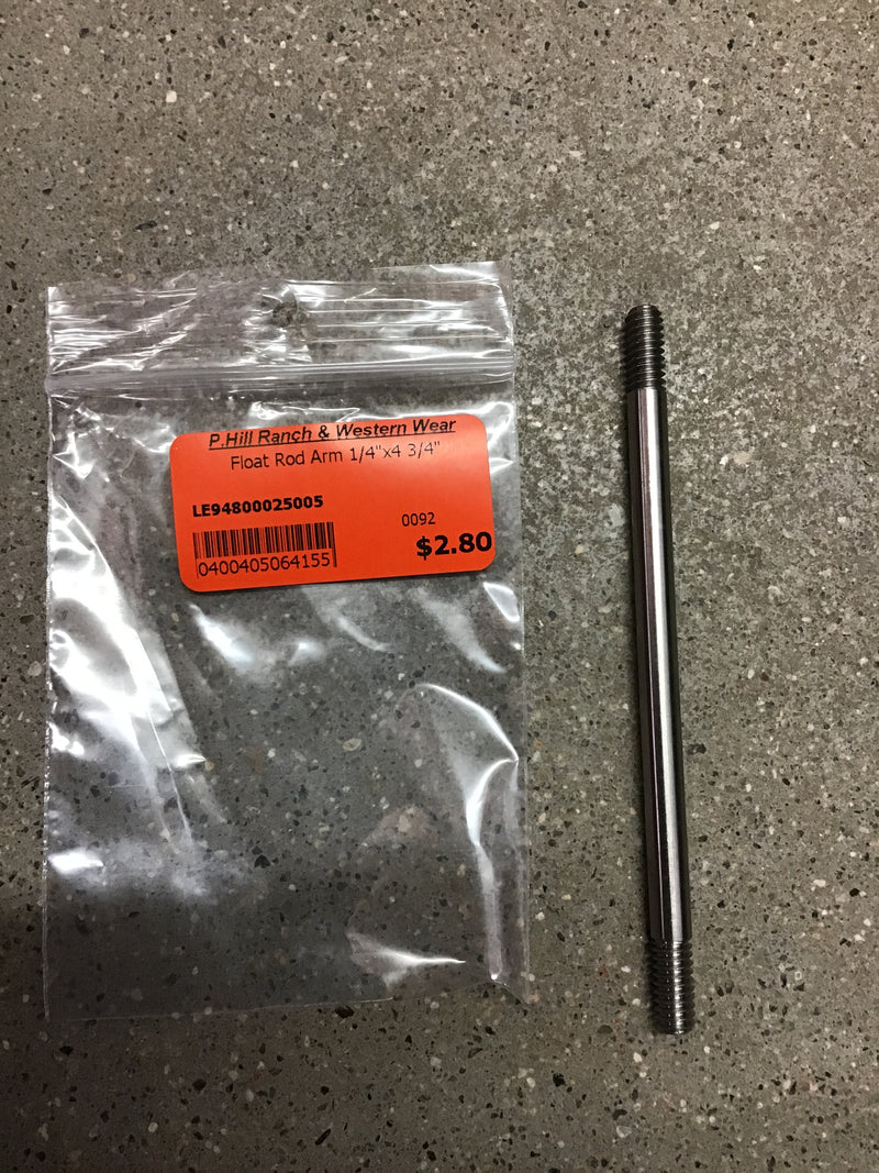 LE9480-0025005 Brass Float Rod Arm 1/4"x4 1/2"